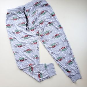 F•R•I•E•N•D•S Central Perk Lounge Pants PJ bottoms sweat pants wide waist